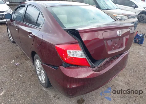 2012 Honda Civic Ex from USA, damaged, VIN 19XFB2F82CE041187